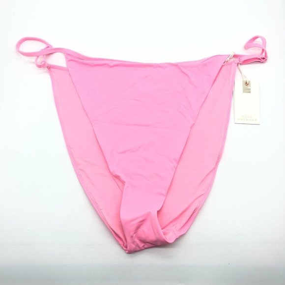 Good American Perfect Fit Bikini Bottom Smooth Matte Sugar Pink 4 US XL - Picture 3 of 5